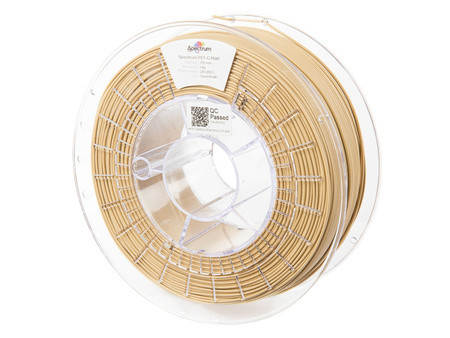 Spectrum Filaments PET-G MATT&comma; Polyethylenterephthalatglycol &lpar;PETG&rpar;&comma; sand&comma; 1 kg