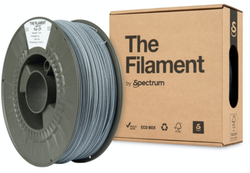 Spectrum Filaments TF-24099, Polymilchsäure-Kohlenstofffaser (PLA-CF), grau, 1 kg Spectrum Filaments TF-24099, Polymilchsäure-Kohlenstofffaser (PLA-CF), grau, 1 kg