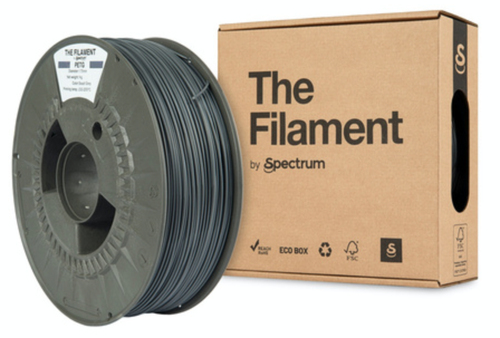 Spectrum Filaments TF-24017&comma; Polyethylenterephthalatglycol &lpar;PETG&rpar;&comma; grau&comma; 1 kg