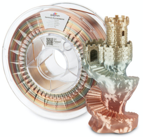 Spectrum Filaments 81021, Polyacticsäure (PLA), Seide, mehrfarbig, 1 kg Spectrum Filaments 81021, Polyacticsäure (PLA), Seide, mehrfarbig, 1 kg