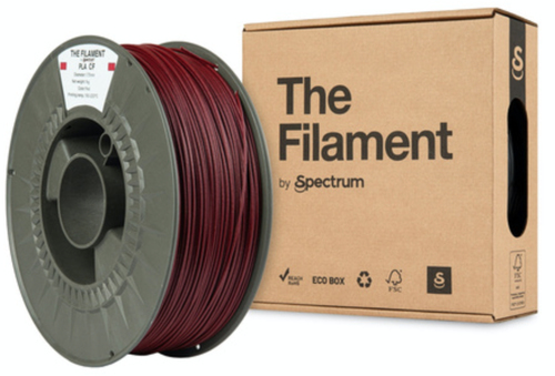 Spectrum Filaments TF-24096&comma; Polymilchs&auml;ure-Kohlenstofffaser &lpar;PLA-CF&rpar;&comma; rot&comma; 1 kg