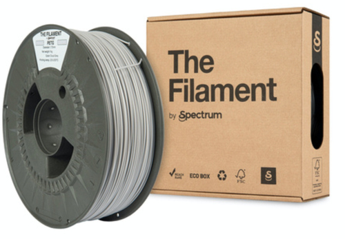 Spectrum Filaments TF-24018&comma; Polyethylenterephthalatglycol &lpar;PETG&rpar;&comma; grau&comma; 1 kg