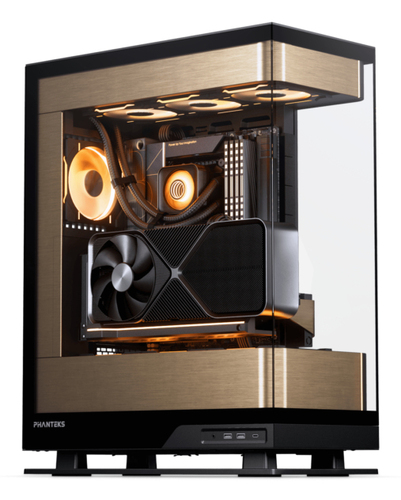 Phanteks Evolv X2, Midi Tower, schwarz, gold, Glasfenster Phanteks Evolv X2, Midi Tower, schwarz, gold, Glasfenster