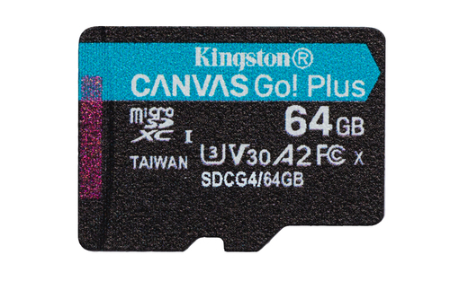 KINGSTON 64GB microSDXC Canvas Go Plus KINGSTON 64GB microSDXC Canvas Go Plus
