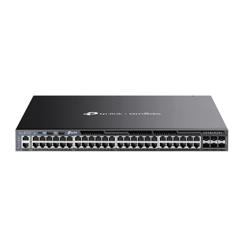 TP-Link SG6654XHP L3 Managed Switch, 48x RJ-45, Backplane: 216 Gbit/s, PoE TP-Link SG6654XHP L3 Managed Switch, 48x RJ-45, Backplane: 216 Gbit/s, PoE
