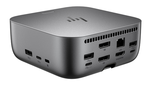 HP Thunderbolt 4 Ultra 180W G6 Dock, Thunderbolt 4, grau, USB Power Delivery HP Thunderbolt 4 Ultra 180W G6 Dock, Thunderbolt 4, grau, USB Power Delivery
