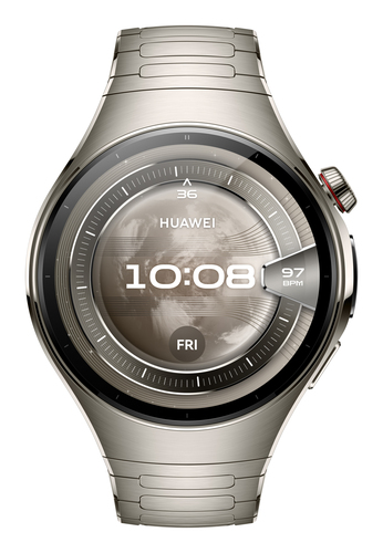 Huawei 5&comma; silber&comma; Touchscreen&comma; rund&comma; Smartwatch