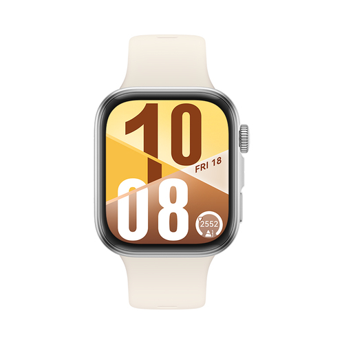 Huawei FIT 4&comma; wei&szlig;&comma; Touchscreen&comma; rechteckig&comma; Smartwatch