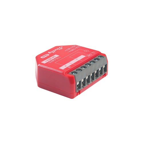 Shelly 1PM Gen4 Intelligenter Schalter Rot
