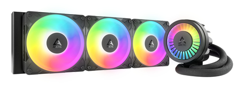 ARCTIC III Pro 360 A-RGB&comma; schwarz&comma; Wasserk&uuml;hlung&comma; 66x120x398mm&comma; 131 m&sup3;&sol;h&comma; 4-polig