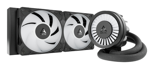 ARCTIC III Pro 240 A-RGB&comma; schwarz&comma; wei&szlig;&comma; Komplett-Wasserk&uuml;hlung&comma; 131 m&sup3;&sol;h&comma; 4-polig
