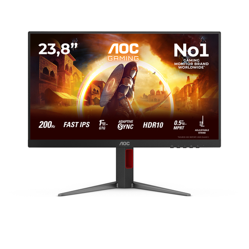 23.8 Zoll AOC 24G4HA, 60,5cm TFT, 200 Hz, Full HD, 1ms, 2x HDMI, 1x DP 23.8 Zoll AOC 24G4HA, 60,5cm TFT, 200 Hz, Full HD, 1ms, 2x HDMI, 1x DP