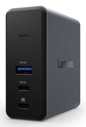 Lenovo X9 Charging GaN Dock, USB 3.2 Gen 2 (3.1 Gen 2) Type-C, grau, USB Power Delivery Lenovo X9 Charging GaN Dock, USB 3.2 Gen 2 (3.1 Gen 2) Type-C, grau, USB Power Delivery