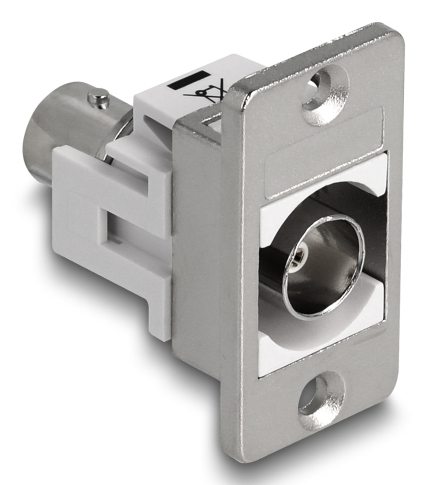 DeLOCK 90880 Steckdose BNC Silber, Weiß DeLOCK 90880 Steckdose BNC Silber, Weiß