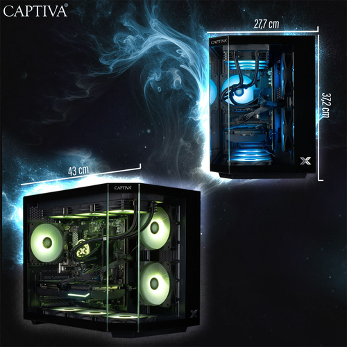 CAPTIVA 90164 PC&comma; AMD Ryzen 7 7800X3D &lpar;8C&rpar;&comma; 1 TB SSD&comma; 32 GB RAM&comma; Win 11 Home