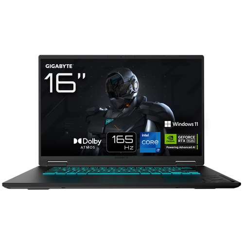GIGABYTE GAMING A16 CWHI3DEC94SH Notebook&comma; 16 Zoll&comma; Intel Core i7 i7-13620H&comma; 10C&sol;16T&comma; 16 GB RAM&comma; 1 TB SSD&comma; Win 11 Home