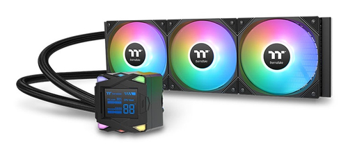 Thermaltake LA360-S ARGB, schwarz, Komplett-Wasserkühlung, 600-2500rpm, 38,35 dB, 3,45 mmH2O, 4-polig Thermaltake LA360-S ARGB, schwarz, Komplett-Wasserkühlung, 600-2500rpm, 38,35 dB, 3,45 mmH2O, 4-polig