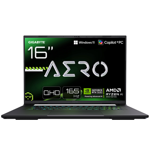 GIGABYTE AERO X16 2WHA3DEC65AP Notebook&comma; 16 Zoll&comma; AMD Ryzen AI 9 HX 370&comma; 12C&sol;24T&comma; 32 GB RAM&comma; 2 TB SSD&comma; Win 11 Pro