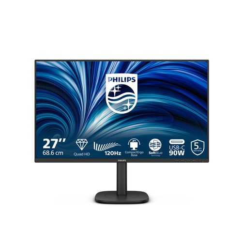 27 Zoll Philips 27B2U3601/00, 68,5cm TFT, 120 Hz, Quad HD, 4ms, 1x HDMI, 1x DP, integrierter USB-Hub 27 Zoll Philips 27B2U3601/00, 68,5cm TFT, 120 Hz, Quad HD, 4ms, 1x HDMI, 1x DP, integrierter USB-Hub