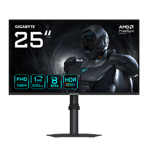 24.5 Zoll GIGABYTE G25F2, 62cm TFT, 200 Hz, Full HD, 1ms, 2x HDMI, 1x DP 24.5 Zoll GIGABYTE G25F2, 62cm TFT, 200 Hz, Full HD, 1ms, 2x HDMI, 1x DP