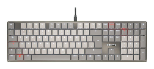 CHERRY KC 500 MX LP grau Tastatur, Layout: DE, Cherry MX Low-Profile 2.0 Ivory CHERRY KC 500 MX LP grau Tastatur, Layout: DE, Cherry MX Low-Profile 2.0 Ivory