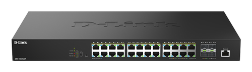 D-Link DMS-1250-28P/E L2 Managed Switch, 24x RJ-45, Backplane: 200 Gbit/s, PoE D-Link DMS-1250-28P/E L2 Managed Switch, 24x RJ-45, Backplane: 200 Gbit/s, PoE