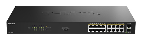 D-Link DGS-1018P Unmanaged Switch, 16x RJ-45, Backplane: 36 Gbit/s, PoE D-Link DGS-1018P Unmanaged Switch, 16x RJ-45, Backplane: 36 Gbit/s, PoE