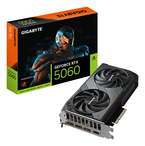 GIGABYTE GeForce RTX 5060 Windforce, 8192 MB GDDR7
