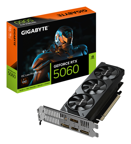 GIGABYTE GeForce RTX 5060 OC, 8192 MB GDDR7 GIGABYTE GeForce RTX 5060 OC, 8192 MB GDDR7