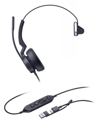 Yealink UH46 Mono Teams USB-C&sol;A