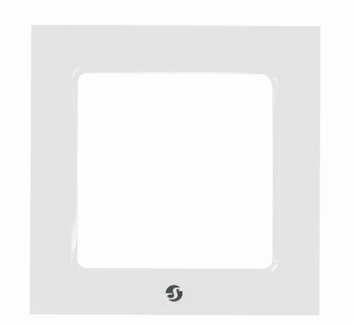 Shelly SHELLY&lowbar;WF&lowbar;1&lowbar;W Wandrahmen 80 x 80 mm Quadratisch Wei&szlig; Kunststoff