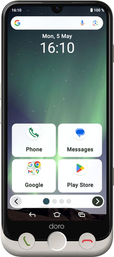 Doro Aurora A30, schwarz, weiß, 6.1 Zoll, 50 MP, 6 GB, 128 GB, Android Smartphone Doro Aurora A30, schwarz, weiß, 6.1 Zoll, 50 MP, 6 GB, 128 GB, Android Smartphone