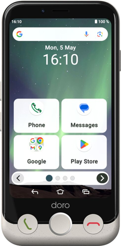 Doro Aurora A10, schwarz, weiß, 4.5 Zoll, 13 MP, 4 GB, 64 GB, Android Smartphone Doro Aurora A10, schwarz, weiß, 4.5 Zoll, 13 MP, 4 GB, 64 GB, Android Smartphone