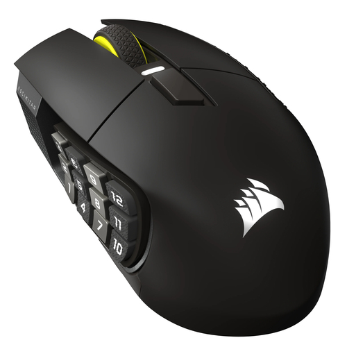Corsair Scimitar Elite Wireless SE schwarz Maus&comma; rechtsh&auml;nder&comma; Gaming&comma; Bluetooth