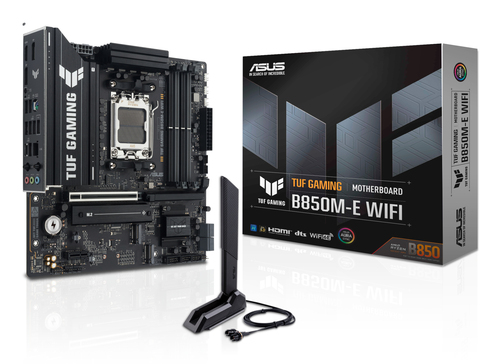 MB ASUS B850M-E WIFI TUF GAMING mATX AM5,DDR5,mATX MB ASUS B850M-E WIFI TUF GAMING mATX AM5,DDR5,mATX