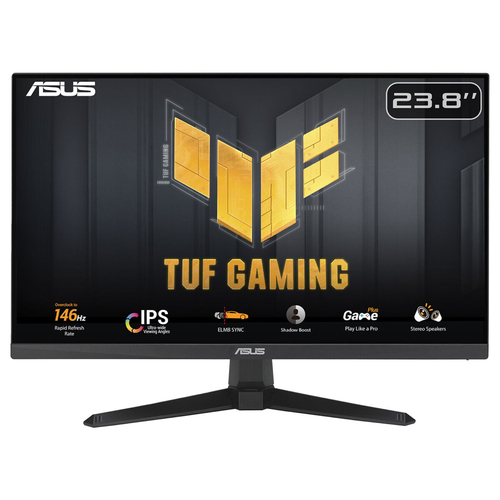 23.8 Zoll ASUS VG249QE5A, 61cm TFT, 146 Hz, Full HD, 1ms, 1x HDMI, 1x DP 23.8 Zoll ASUS VG249QE5A, 61cm TFT, 146 Hz, Full HD, 1ms, 1x HDMI, 1x DP