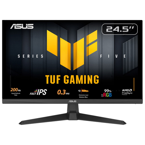 24.5 Zoll ASUS VG259Q5A, 62,2cm TFT, 200 Hz, Full HD, 1ms, 2x HDMI, 1x DP 24.5 Zoll ASUS VG259Q5A, 62,2cm TFT, 200 Hz, Full HD, 1ms, 2x HDMI, 1x DP