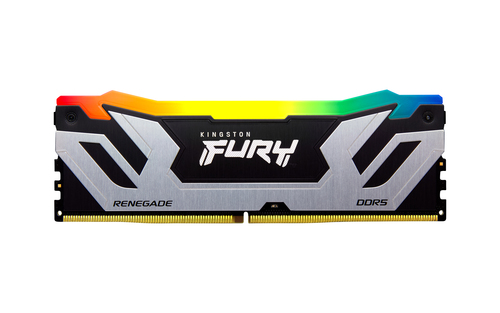 DDR5RAM 24 GB DDR5-8800&comma; Kingston Technology FURY 24GB 8800MT&sol;s DDR5 CL42 CUDIMM Renegade RGB Silver&comma; DIMM&comma; CL42