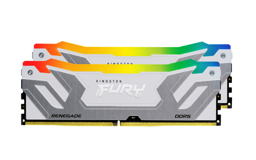DDR5RAM 24 GB DDR5-8800&comma; Kingston Technology FURY 24GB 8800MT&sol;s DDR5 CL42 CUDIMM Renegade RGB Wei&szlig;&comma; DIMM&comma; CL42