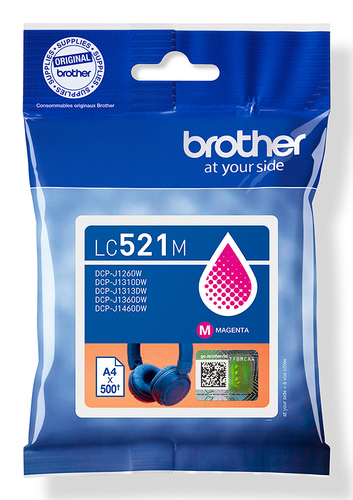 Brother LC521M, original, magenta Brother LC521M, original, magenta
