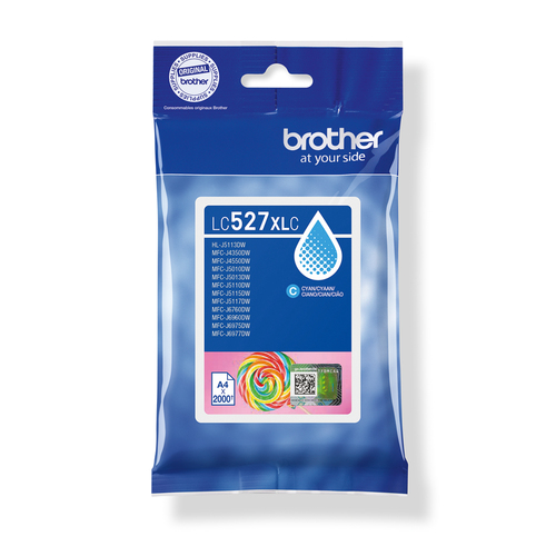 Brother LC527XLC&comma; original&comma; cyan