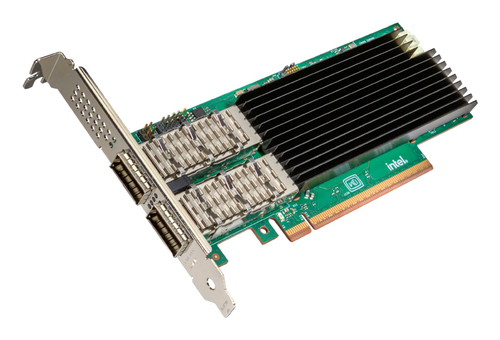 Intel E830-CQDA2&comma; Faser&comma; 200000 Mbit&sol;s&comma; schwarz&comma; gr&uuml;n&comma; silber