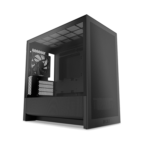 NZXT H3 Flow, Midi Tower, schwarz, Glasfenster NZXT H3 Flow, Midi Tower, schwarz, Glasfenster