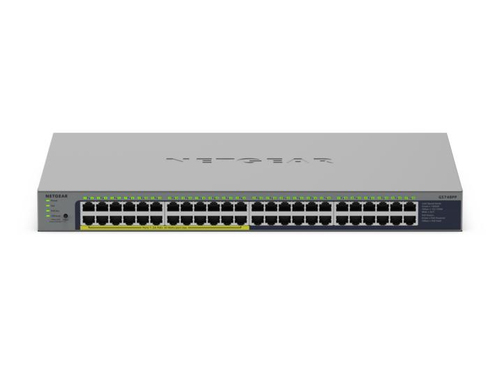 NETGEAR GS748PP Unmanaged Switch, 48x RJ-45, PoE NETGEAR GS748PP Unmanaged Switch, 48x RJ-45, PoE