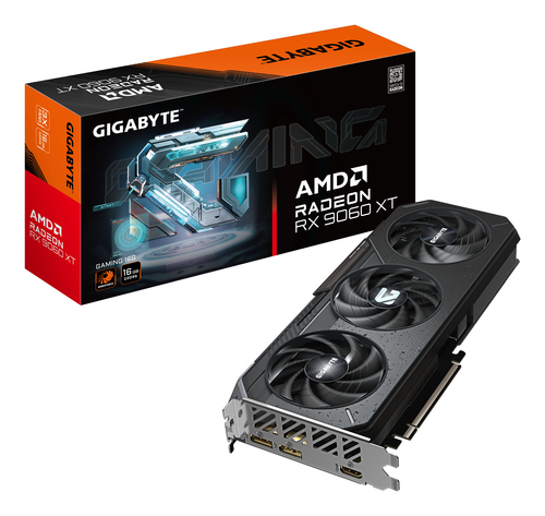 GIGABYTE Radeon RX 9060 XT GAMING 16G, 16GB GDDR6 Grafikkarte, 1x HDMI, 2x DP GIGABYTE Radeon RX 9060 XT GAMING 16G, 16GB GDDR6 Grafikkarte, 1x HDMI, 2x DP