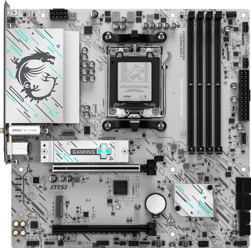 MSI B840M GAMING PLUS WIFI6E, micro ATX AM5 Mainboard, 4x DDR5, max. 256 GB, 1x HDMI 2.1, 1x USB-C, WiFi MSI B840M GAMING PLUS WIFI6E, micro ATX AM5 Mainboard, 4x DDR5, max. 256 GB, 1x HDMI 2.1, 1x USB-C, WiFi
