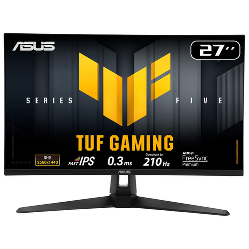 27 Zoll ASUS TUF Gaming VG27AQ5A, 69cm TFT, 210 Hz, Quad HD, 1ms, 2x HDMI, 1x DP, integrierter USB-Hub 27 Zoll ASUS TUF Gaming VG27AQ5A, 69cm TFT, 210 Hz, Quad HD, 1ms, 2x HDMI, 1x DP, integrierter USB-Hub