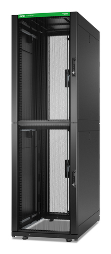 APC NetShelter SX Colocation Enclosure&comma; 2 x 20 HE&comma; 600W x 1070D mm&comma; mit Seitenw&auml;nden&comma; Schwarz