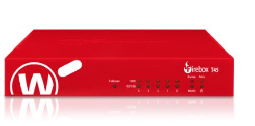 WatchGuard T45-PoE, Desktop, Firewall WatchGuard T45-PoE, Desktop, Firewall