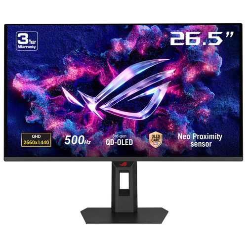 26.5 Zoll ASUS XG27AQDPG, 68cm TFT, 500 Hz, Wide Quad HD, 0,03ms, 2x HDMI, 1x DP, integrierter USB-Hub 26.5 Zoll ASUS XG27AQDPG, 68cm TFT, 500 Hz, Wide Quad HD, 0,03ms, 2x HDMI, 1x DP, integrierter USB-Hub